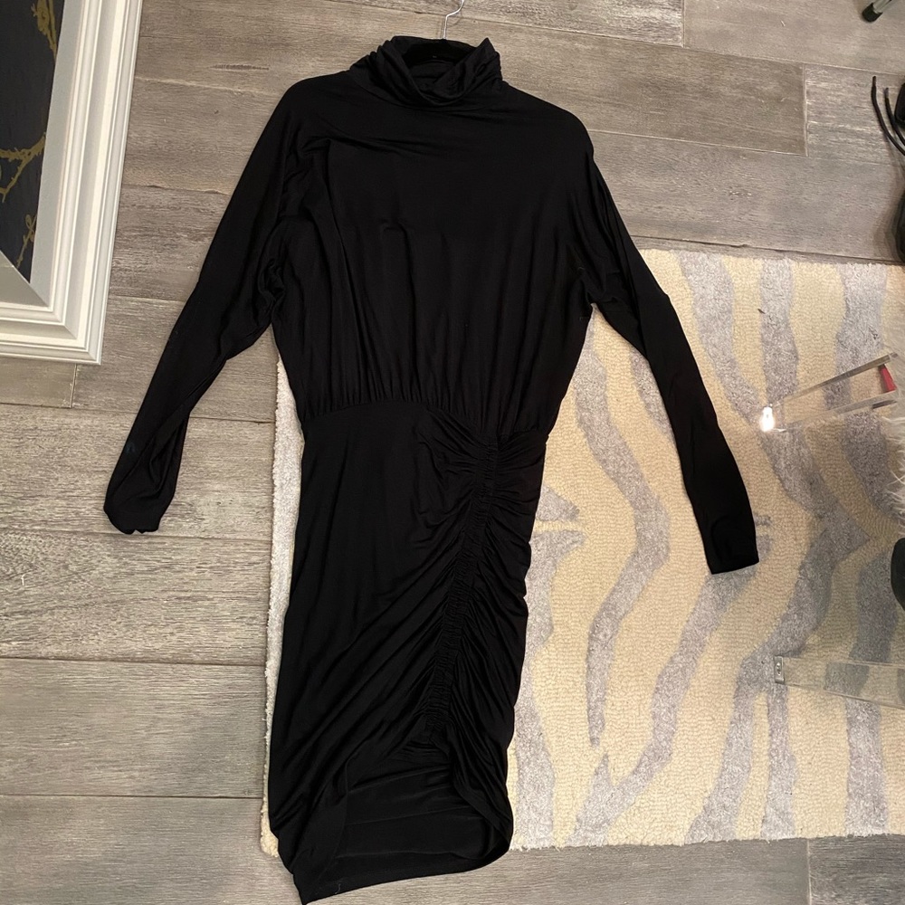 Veronica beard black mandala dress